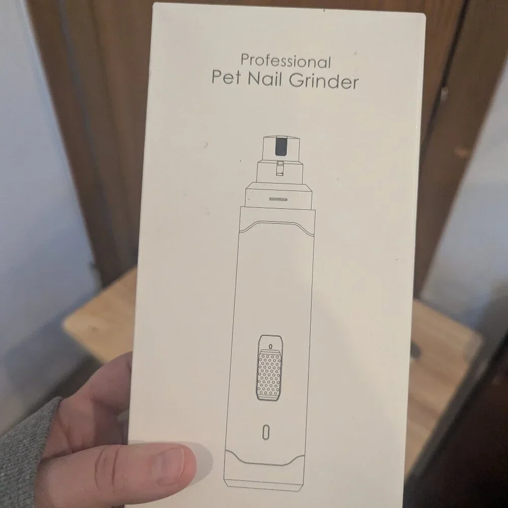 New Casfuy Professional Pet Nail Grinder 2 Speed Low Noise Cordless USB Dog/Cat